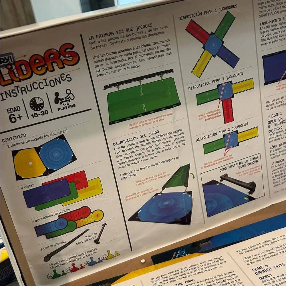 Sorry Sliders Game by Parker Brothers Fun Family Game  1-4 Players 4 ways 2 play